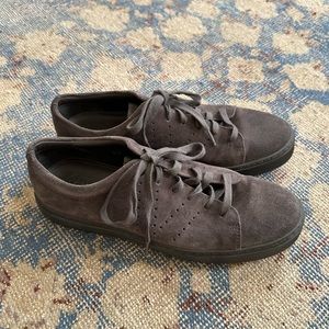 Vince Grey Suede Brady Sneakers 10